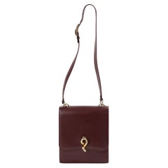 Gucci Burgundy Shoulder Calf Leather bag