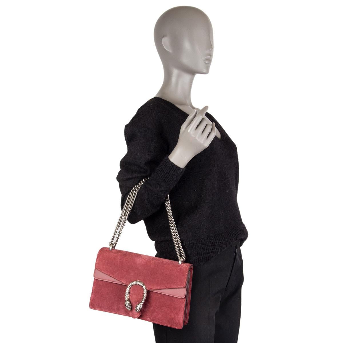 Women's GUCCI burgundy suede DIONYSUS SMALL Shoulder Bag