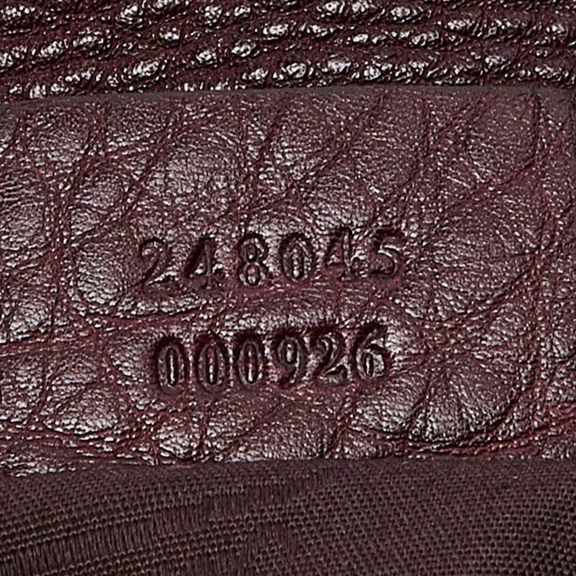 Gucci Burgundy Suede Double G Logo Flap Shoulder Bag 2
