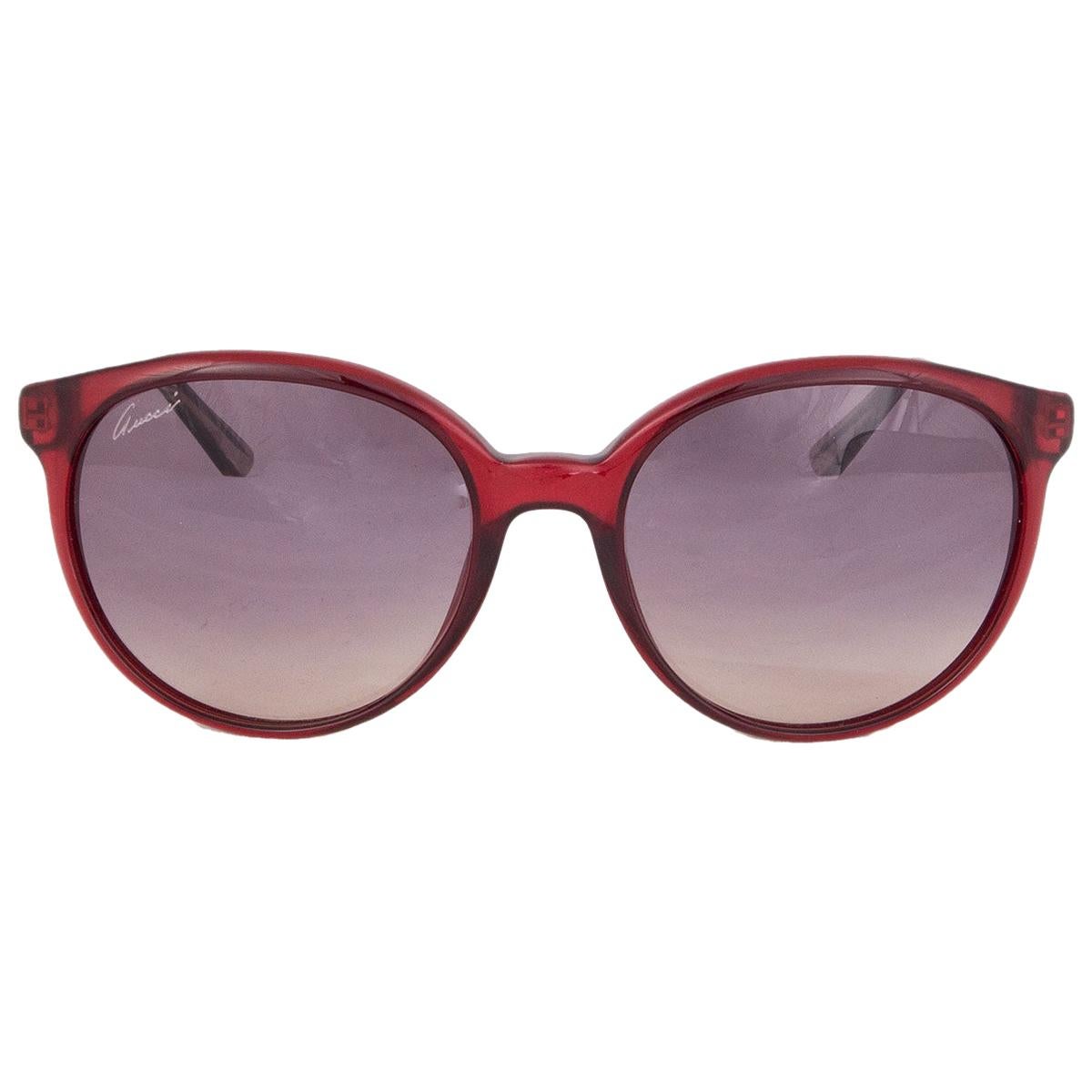 gucci burgundy sunglasses