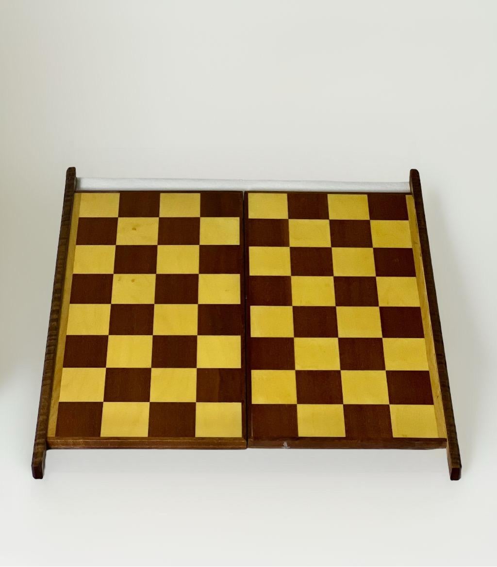 Gucci Burled Maple Table Games Chest with Glass Top For Sale 4