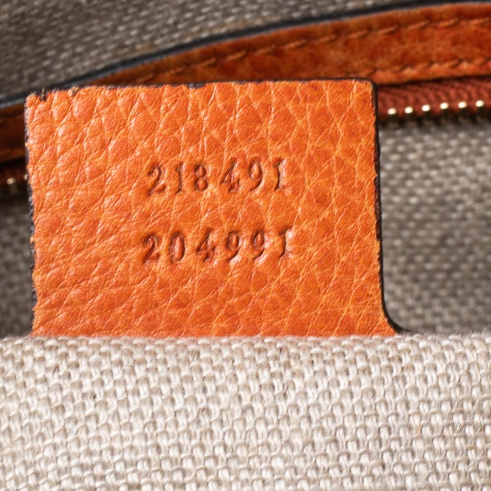 Gucci Burnt Orange Leather Large Bamboo New Jackie Hobo In Good Condition In Dubai, Al Qouz 2