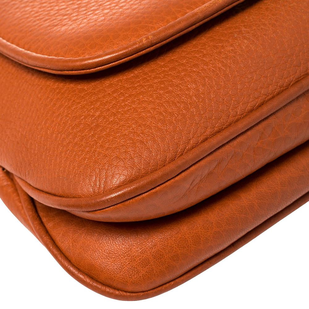 Gucci Burnt Orange Leather Small 1973 Shoulder Bag 3