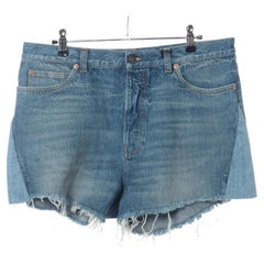 Gucci Button-down Cotton DenimShort Pant Blue