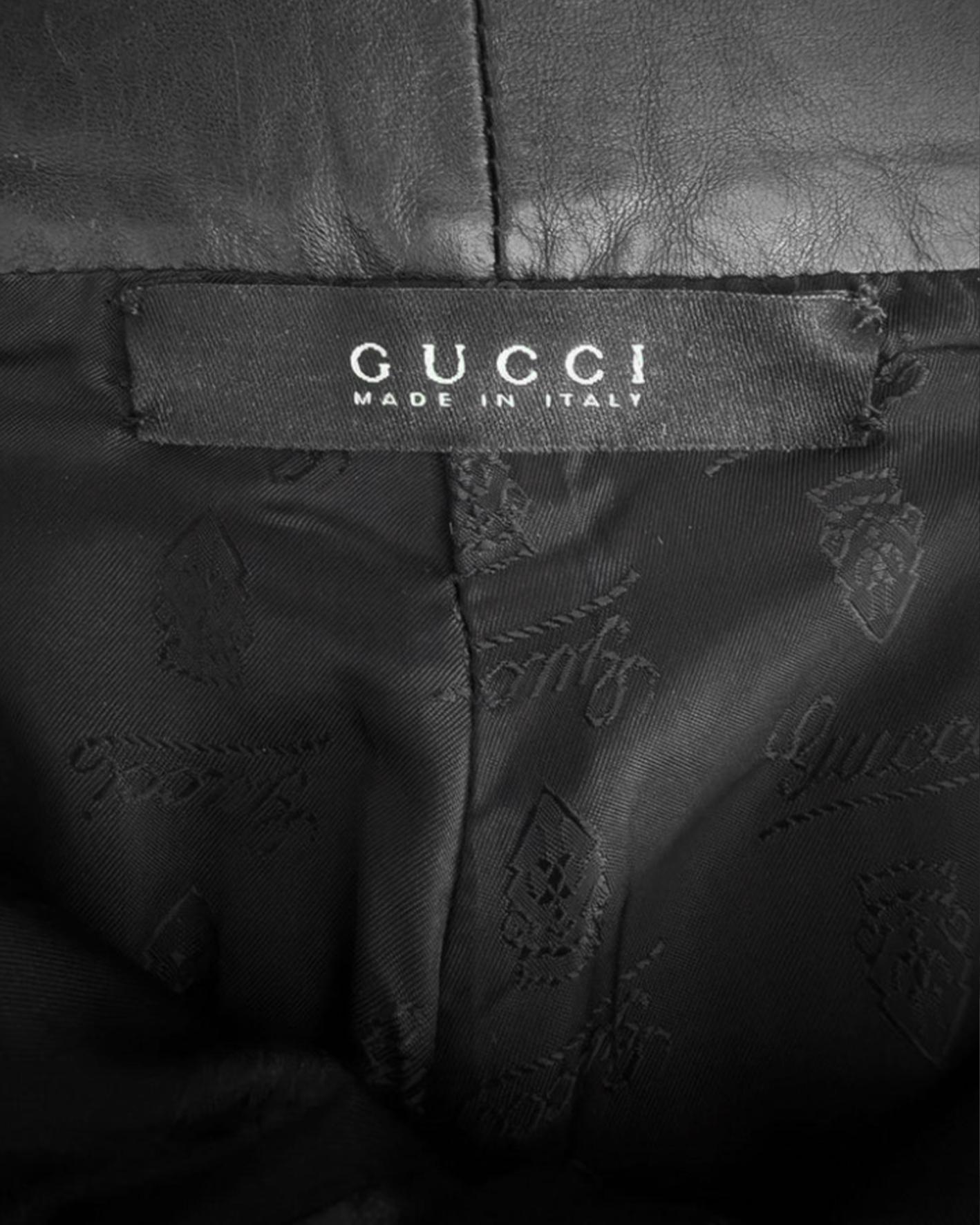 Gucci by Alessandra Facchinetti Cruise 2006 - Short imprimé zèbre en poils de poney en vente 5