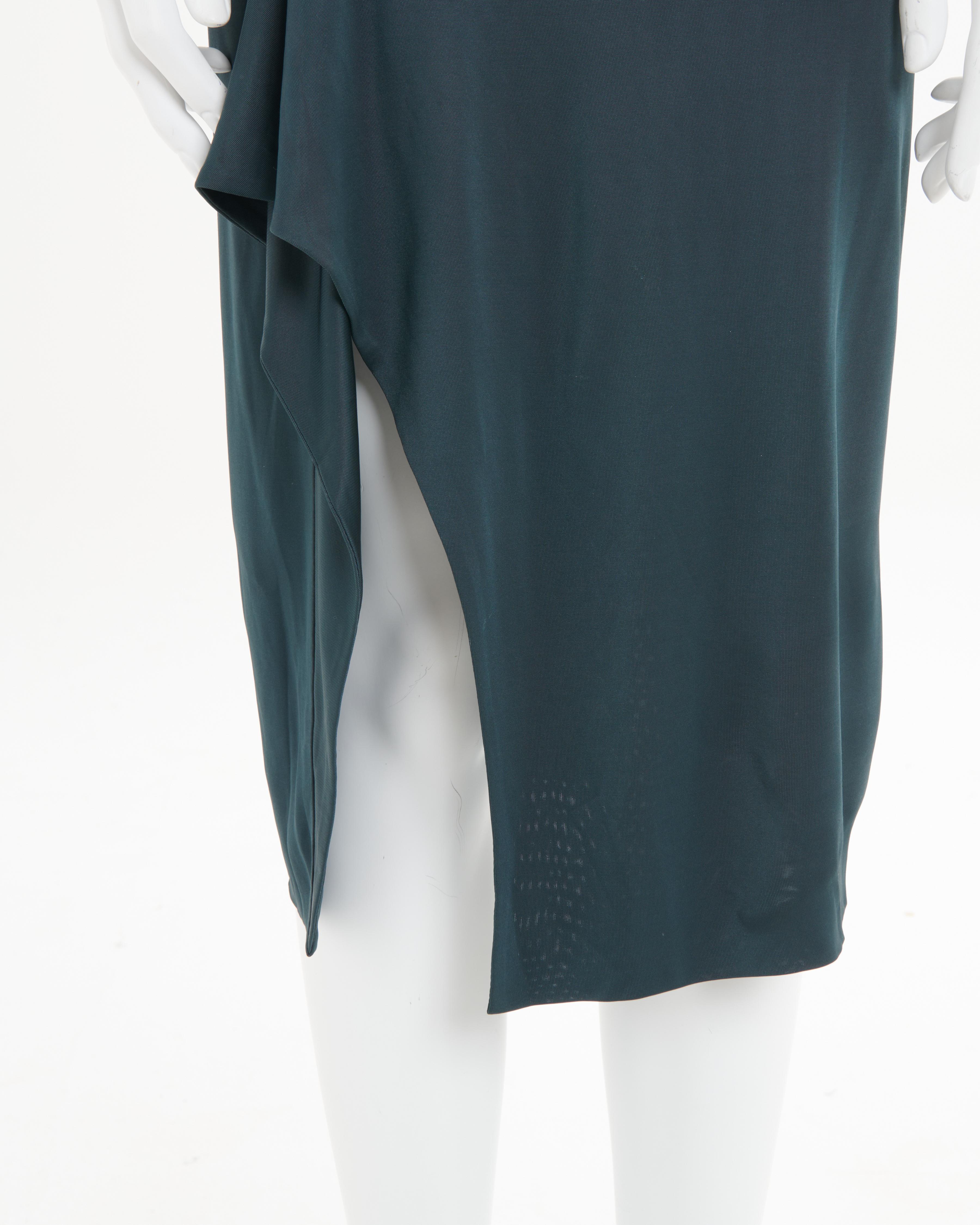 Gucci by Alessandra Facchinetti F/W 2005 Green lycra halter cocktail dress im Angebot 2