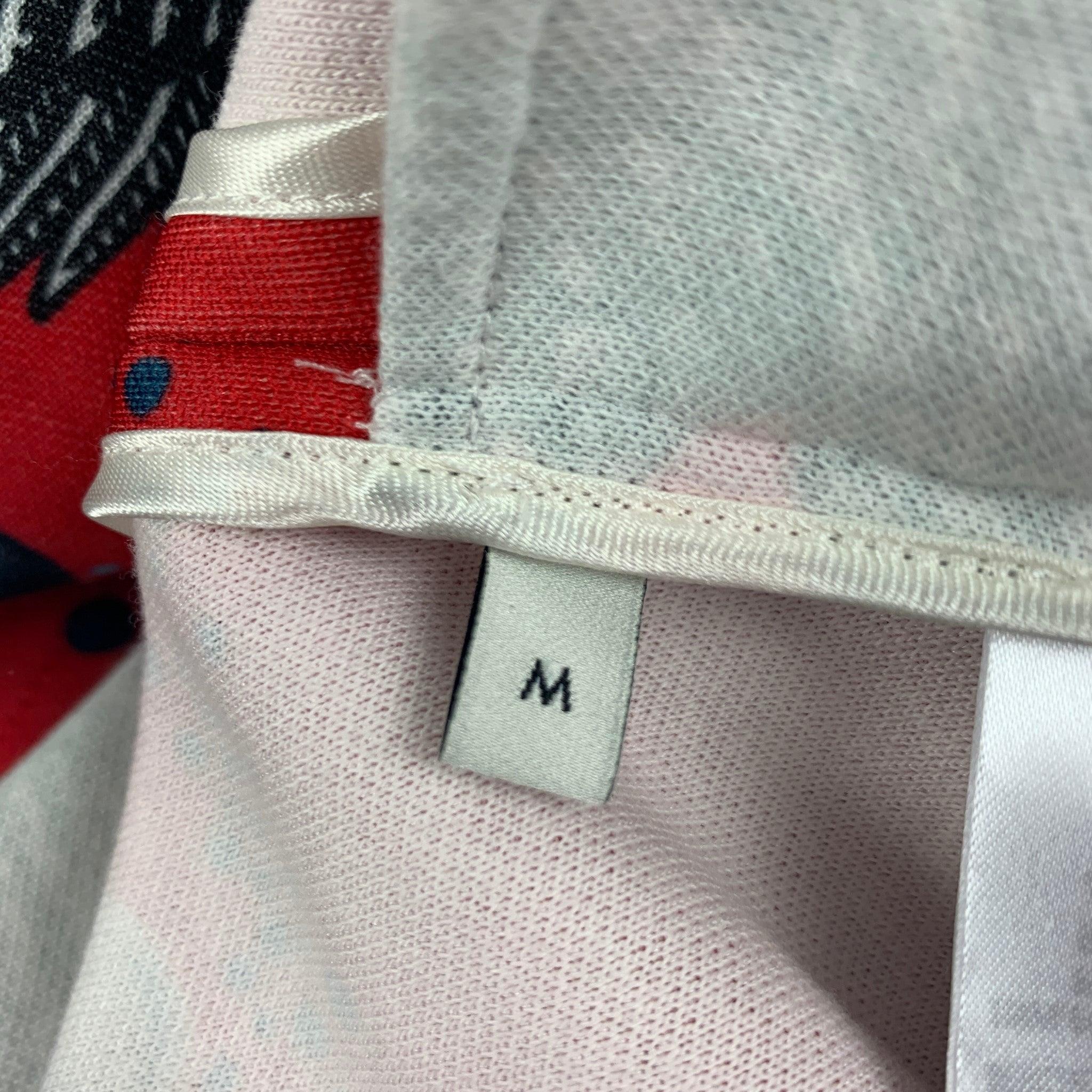 GUCCI by Alessandro Michele H/W 17 Größe M Rote Jacke aus Polyester-Baumwoll mit Grafikmuster im Angebot 2