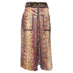 Gucci by Alessandro Michele Runway Fall/Winter 2017 Python skin crystals skirt