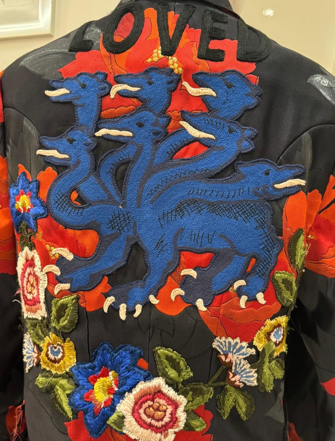 Gucci by Alessandro Michele S/S 2017 runway jacket For Sale 6