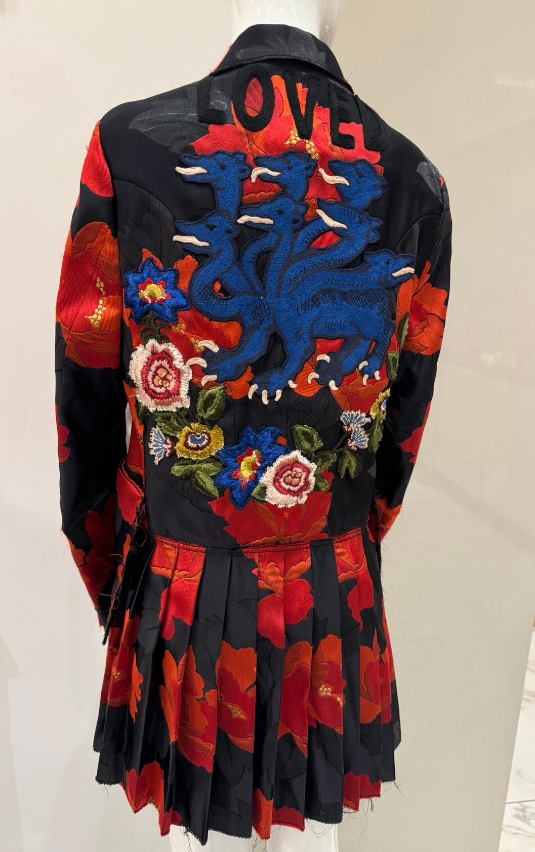Gucci by Alessandro Michele S/S 2017 runway jacket For Sale 4