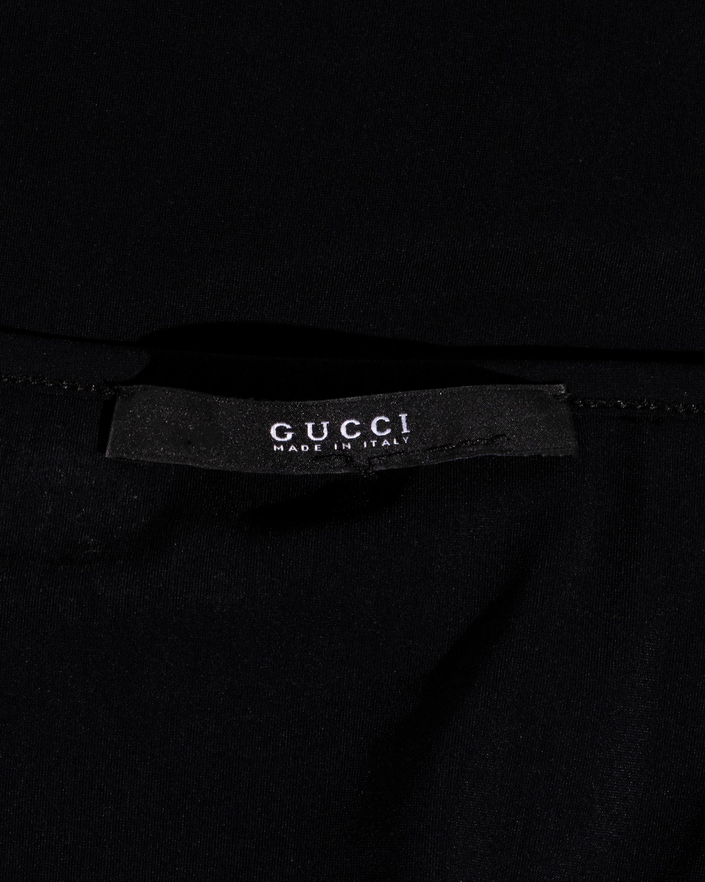Gucci by Frida Giannini black lycra multi-strapped bodysuit, ss 2010 1