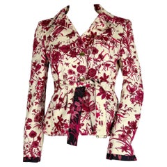 Gucci by Frida Giannini Pink Flora Print Jacket, Resort 2007