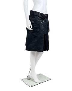 Gucci by Frida Giannini S/S 2009 Black Belted Cargo Skirt