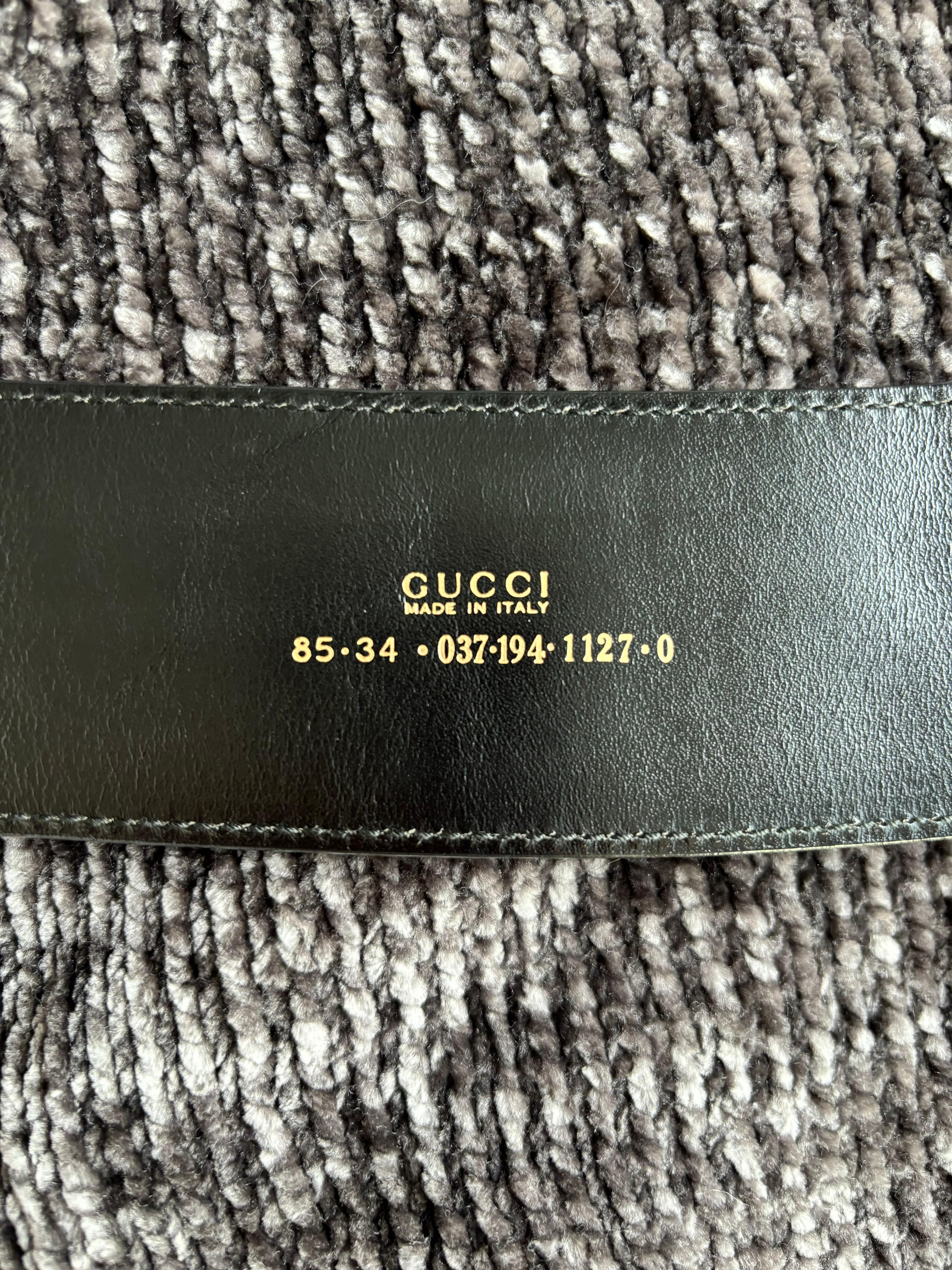GUCCI by TOM FORD 1996 Vintage Iconic Pony Hair Belt 1