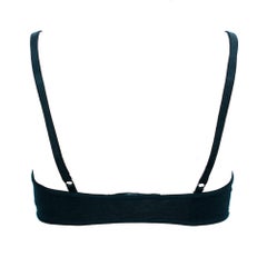 Gucci by Tom Ford 1998 Black Crystal Bra