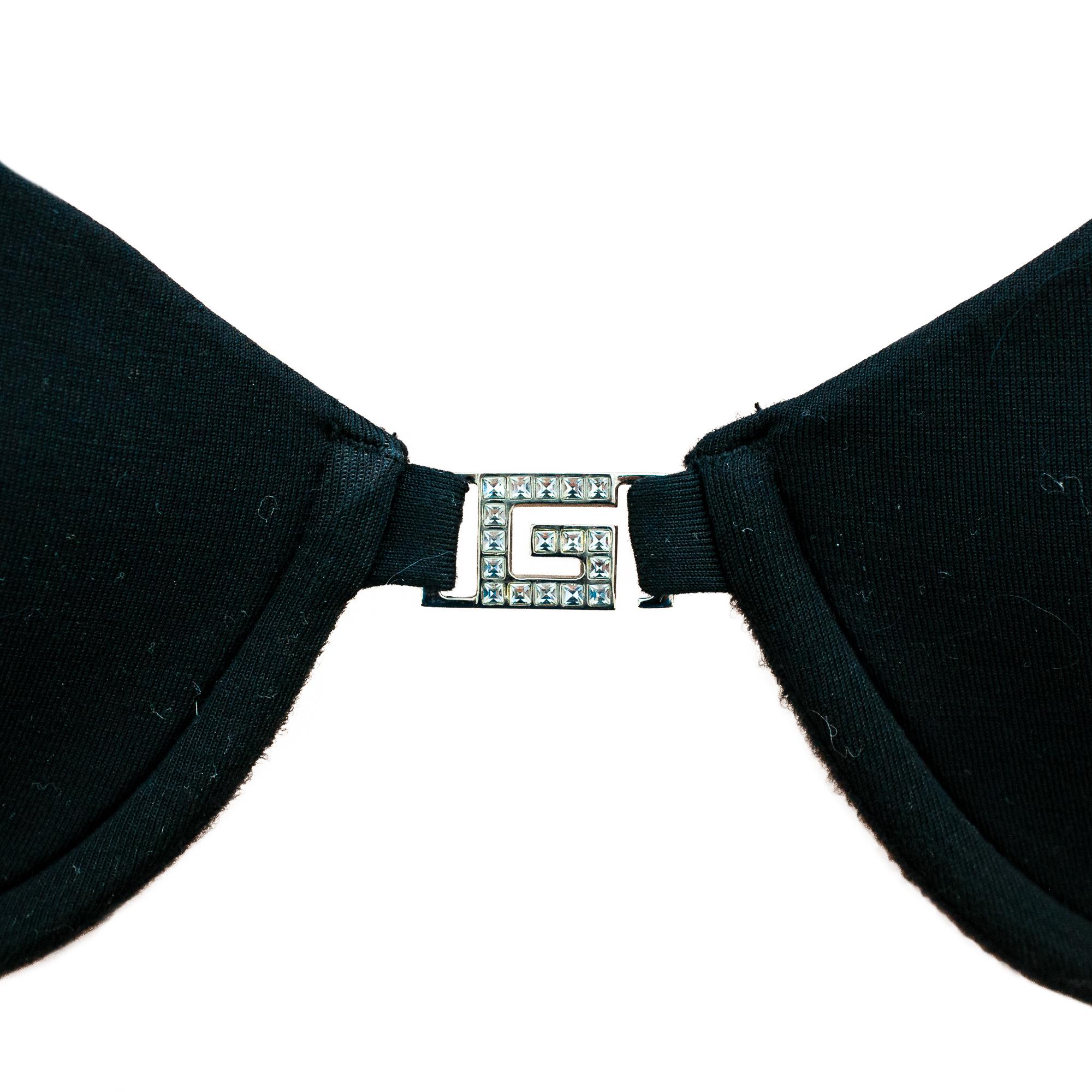 Noir Soutien-gorge noir en cristal Gucci by Tom Ford for Gucci 1998