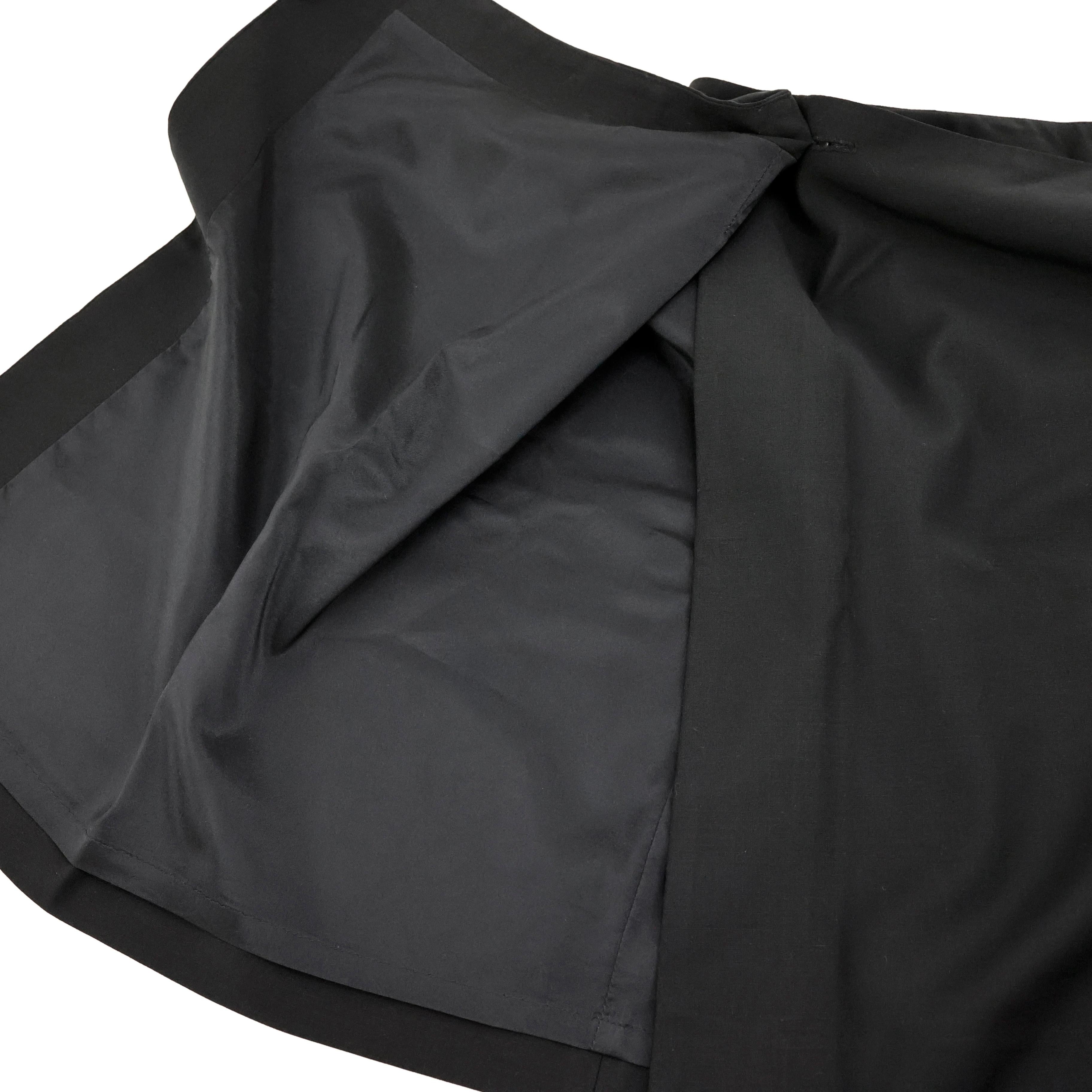 Gucci by Tom Ford 1998 G Square Wool Mini Skirt For Sale 4