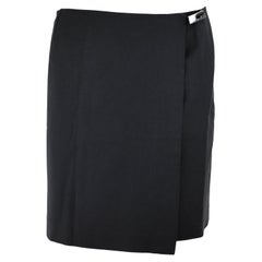 Vintage Gucci by Tom Ford 1998 G Square Wool Mini Skirt