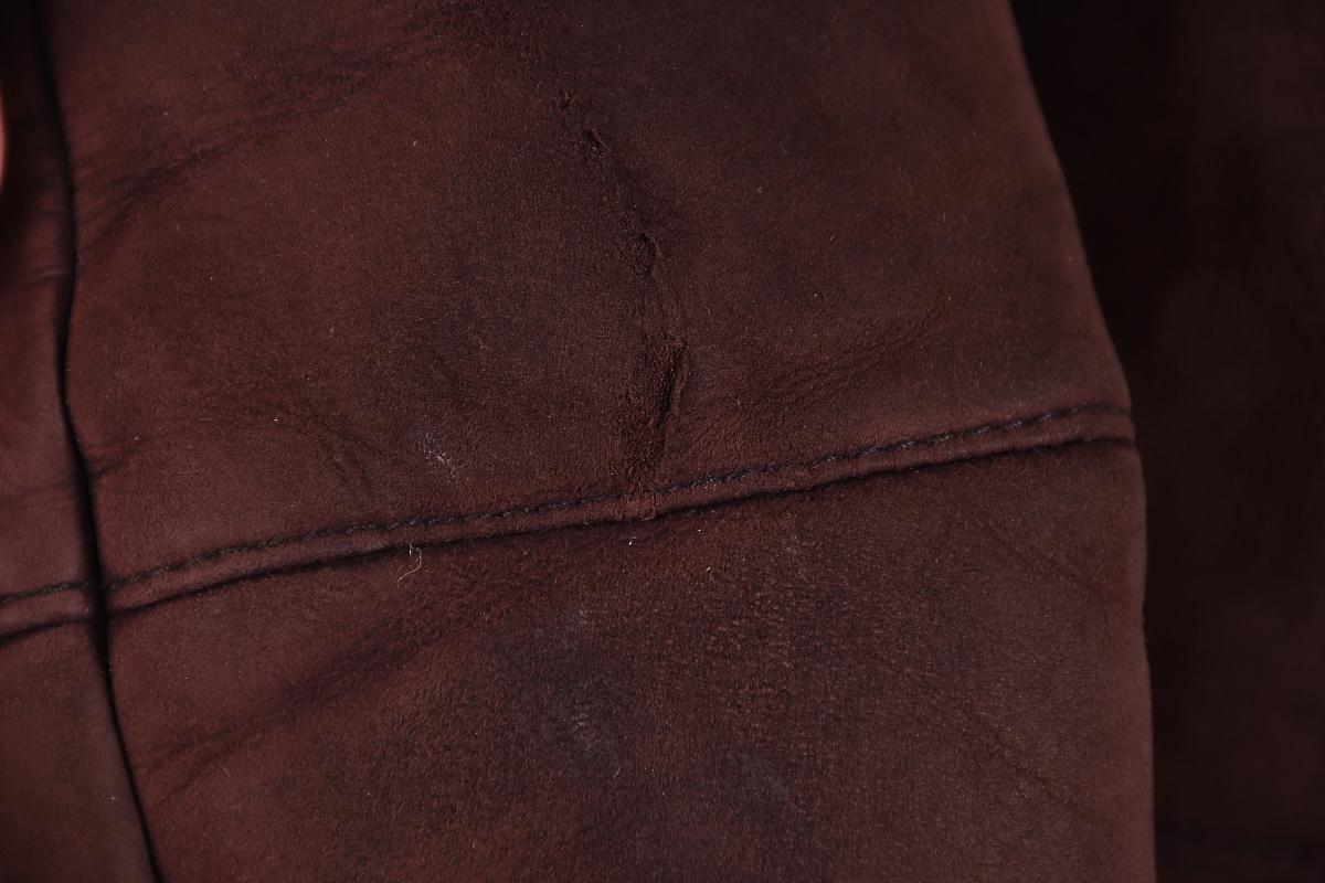 Gucci by Tom Ford 1998 Shearling Jacket Leather Fur For Sale 7