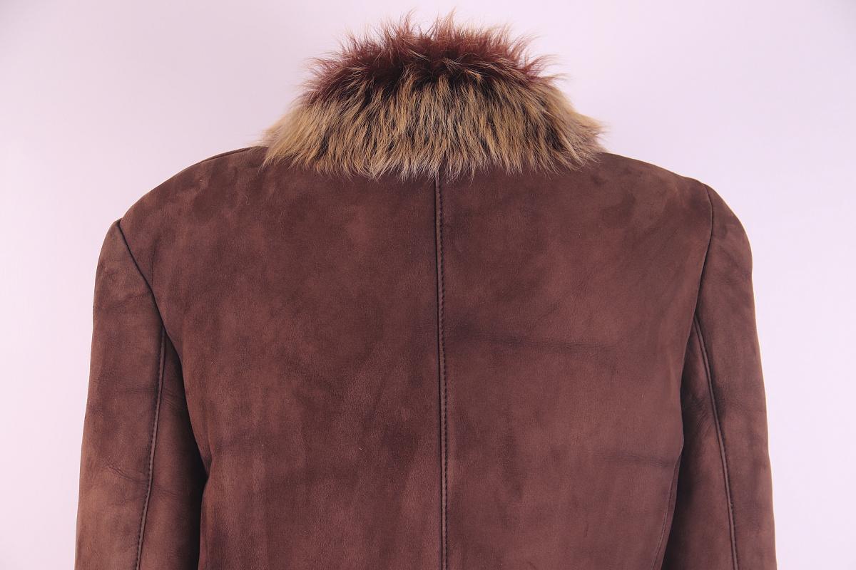 Women's or Men's Gucci by Tom Ford 1998 Shearling Jacket Leather Fur For Sale