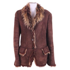 Gucci by Tom Ford 1998 Shearling Jacket Leather Fur
