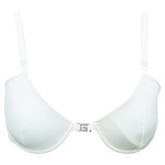 Gucci by Tom Ford 1998 White Crystal Bra