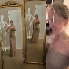 GUCCI by TOM FORD 2000 Boned Corset Vintage Silk Lace Evening Gown Maxi Dress