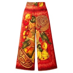 Gucci by Tom Ford Pantalon large en soie vintage des années 2000, Taille 40