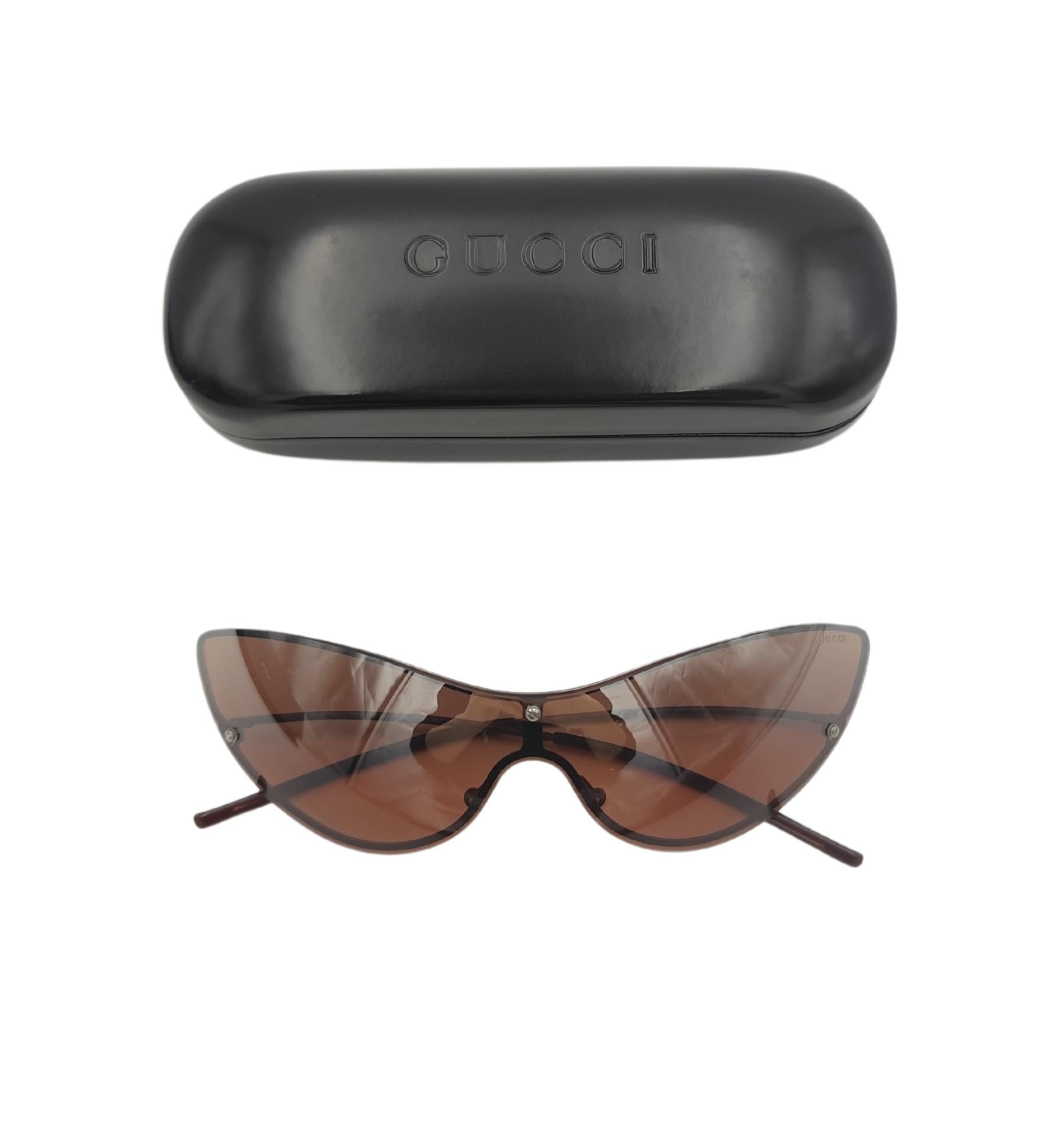 Gucci by Tom Ford 2001 rimless sunglasses In Good Condition In Milano, IT