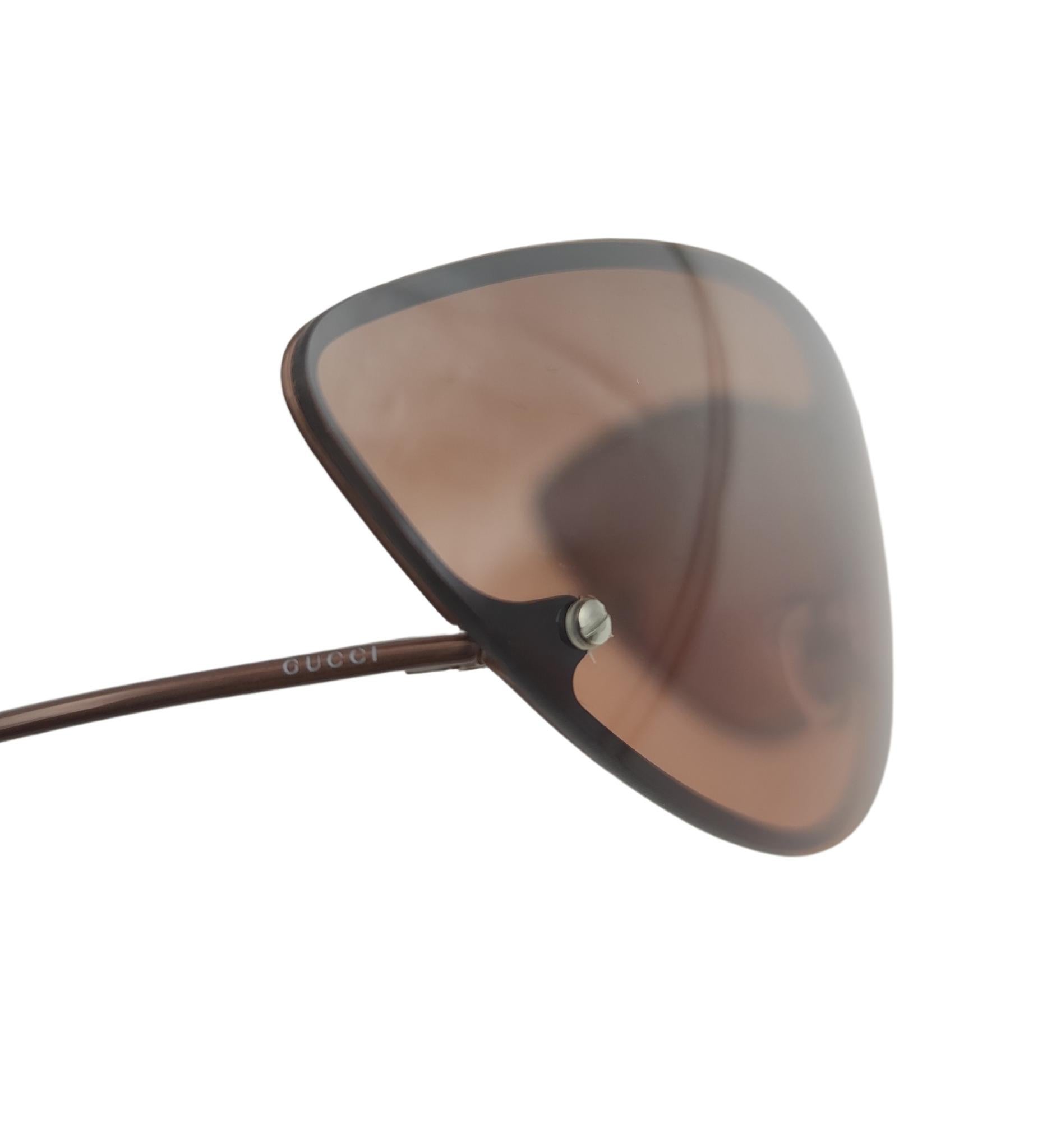 Women's or Men's Gucci by Tom Ford 2001 rimless sunglasses