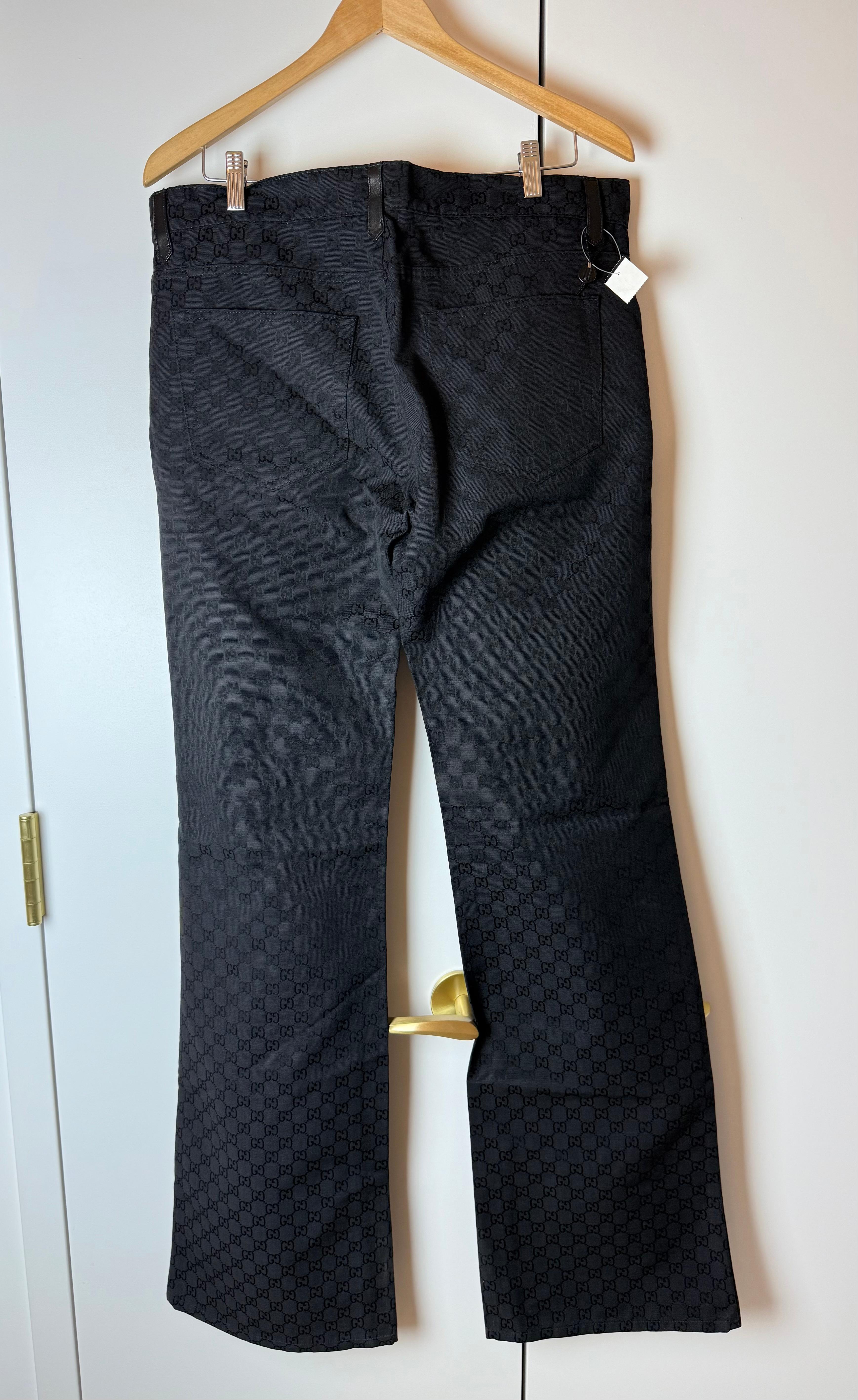 GUCCI by TOM FORD 2001 Vintage GG Logo Denim Jeans 3