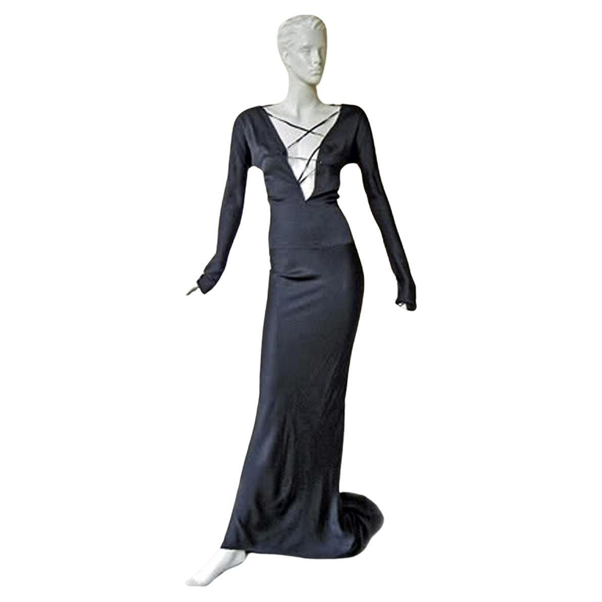 Gucci by Tom Ford 2002 Helen Hunt Dress Gown Worn on Red Carpet NWT! For Sale