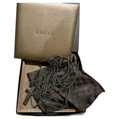 GUCCI by TOM FORD 2002 vintage runway ad campaign rosario croce ebano collana