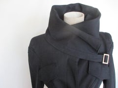 Gucci par Tom Ford - Ensemble deux pièces veste et jupe noire, 2003