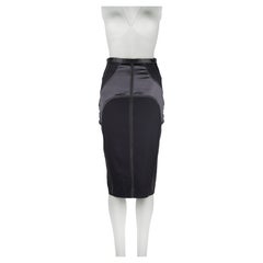 Gucci by Tom Ford 2003 High-Waisted Sculptural Pencil Skirt IT38