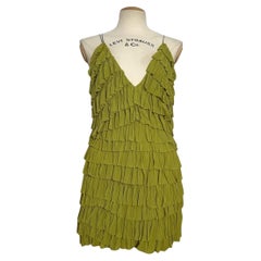 Gucci by Tom Ford 2003 ruffle open back dress