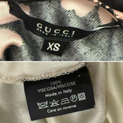 GUCCI by TOM FORD 2003 Vintage Runway Iconic Cherry Blossom Dress SS03