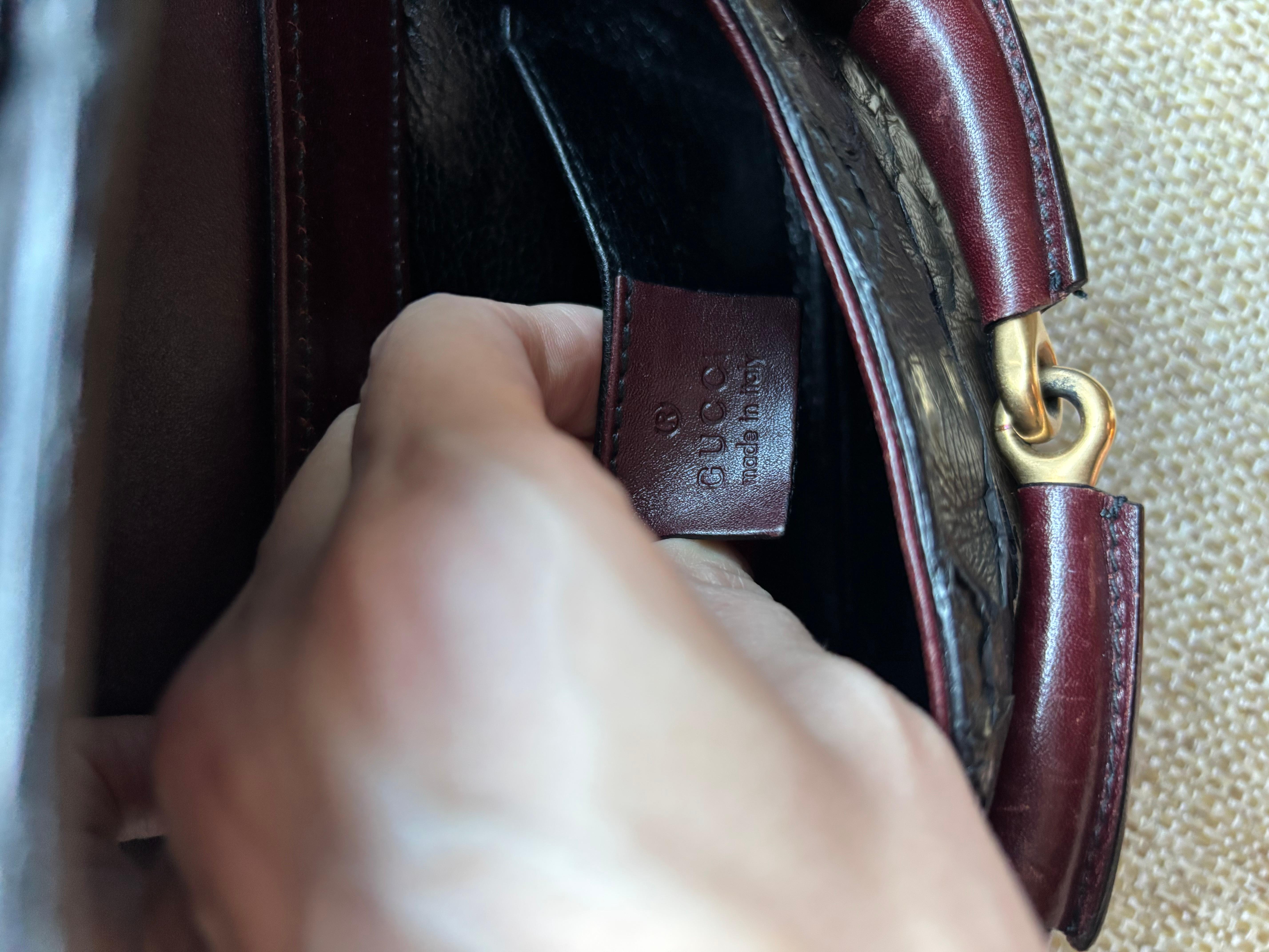 GUCCI by TOM FORD 2003 vintage snake embossed leather bag horsebit chain 5