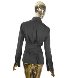 Chemise à ceinture noire Gucci by Tom Ford 2004