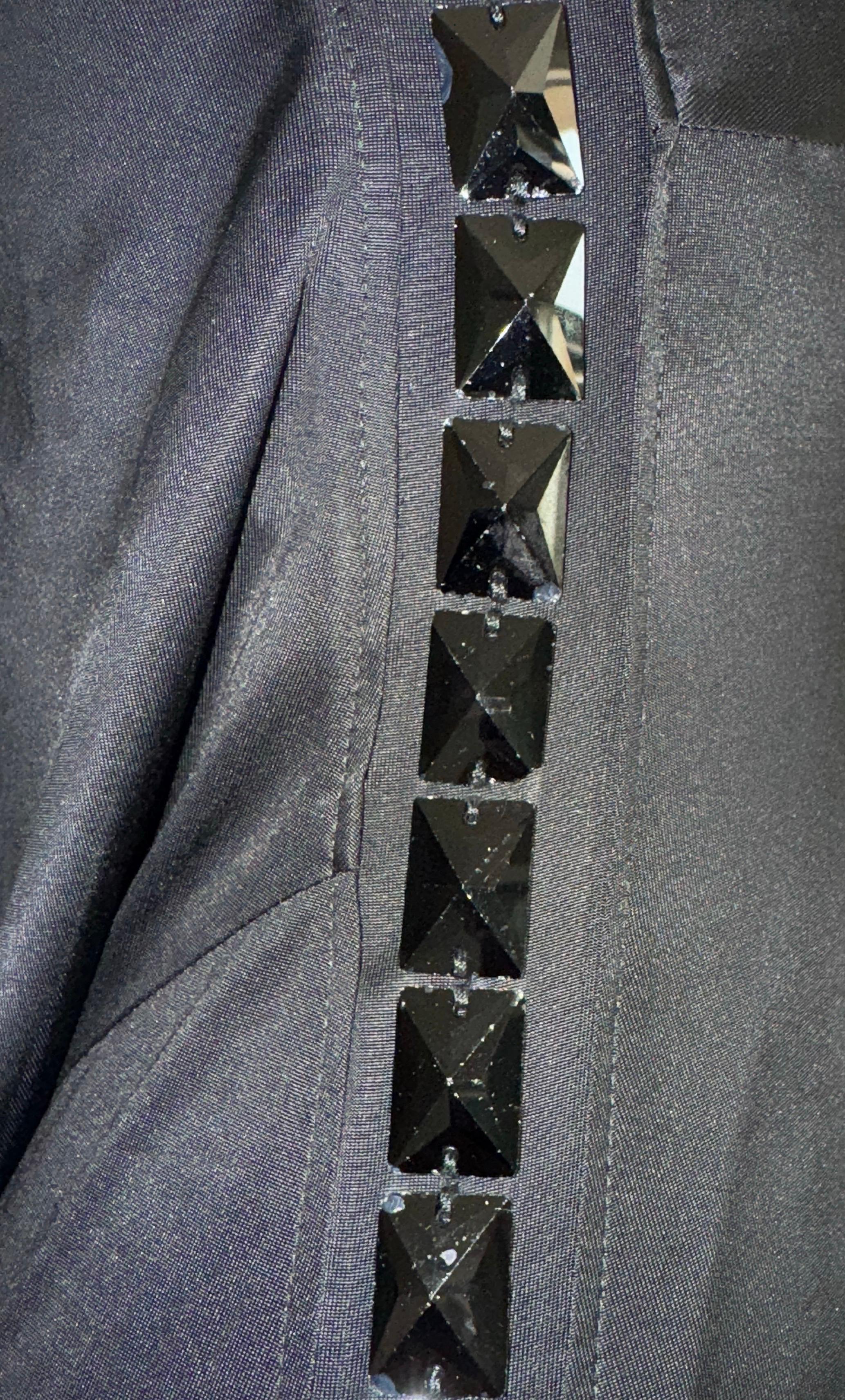 Gucci by Tom Ford 2004 Schwarzes Peek-A-Boo Cocktailkleid im Angebot 2