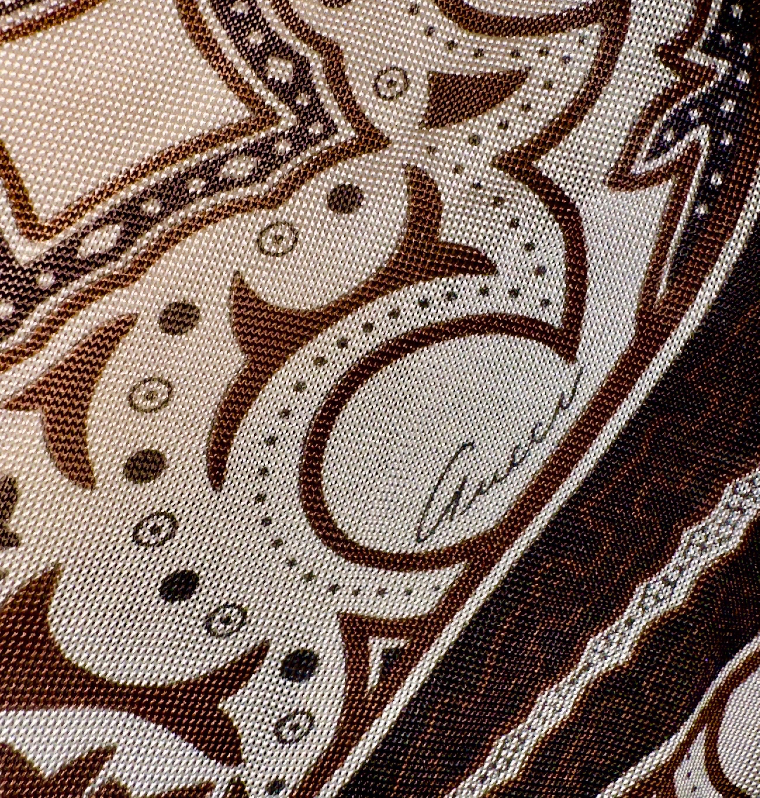 GUCCI by Tom Ford 2004 Cruise Paisley Print Cover Up Micro Dress Top Tunic For Sale 1