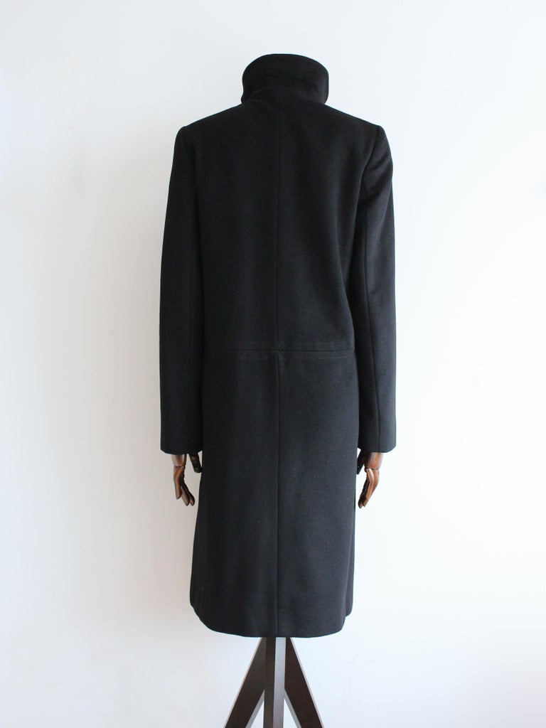 Gucci by Tom Ford Autumn/Winter 2001 Black Wool Cashmere Zipped