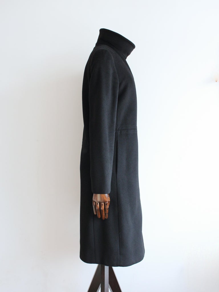 Gucci by Tom Ford Autumn/Winter 2001 Black Wool Cashmere Zipped