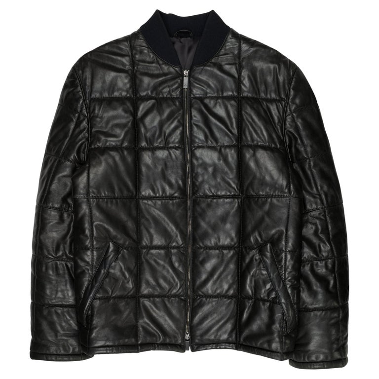 Gucci by Tom Ford AW1998 Quilted Leather Bomber Jacket at 1stDibs