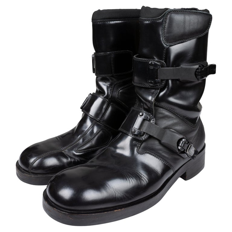 Gucci by Tom Ford AW1999 Moto Boots at 1stDibs