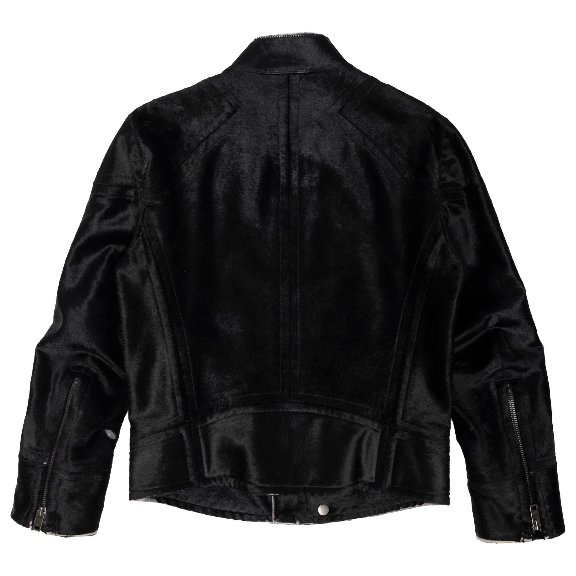 Gucci by Tom Ford AW2004 Ponyhair Rider Jacket 2
