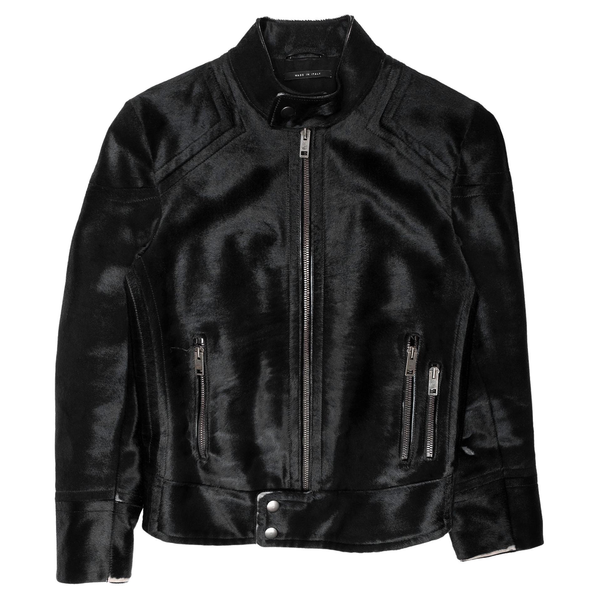 TOM FORD for GUCCI cognac lambskin leather jacket at 1stDibs