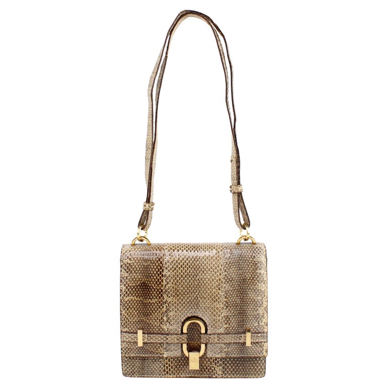 GUCCI By Tom Ford Bag in Snake Leather For Sale at 1stDibs