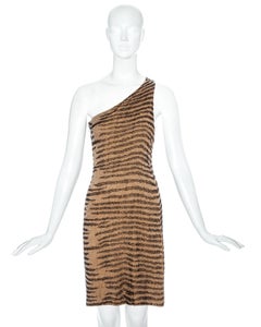 Gucci by Tom Ford beaded silk open back evening dress, ss 2000