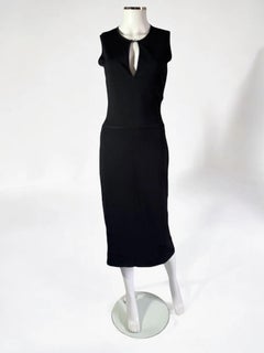 Gucci by Tom Ford Black Keyhole Dress, 2000